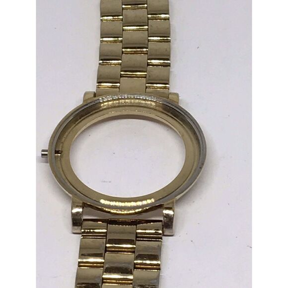 Michael Kors Watch Bracelet Links Case Use For Parts 18mm Band Gold A766 - Picture 3 of 8